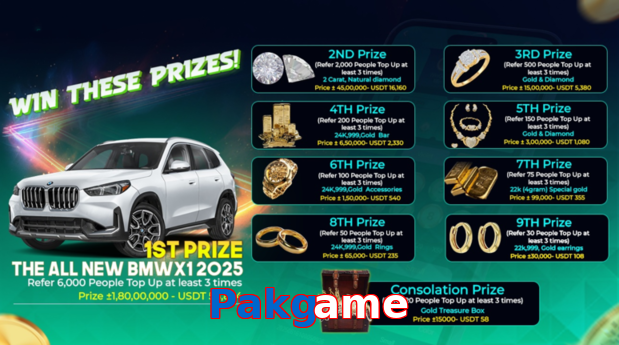 Pakgame game app for Pakistan players