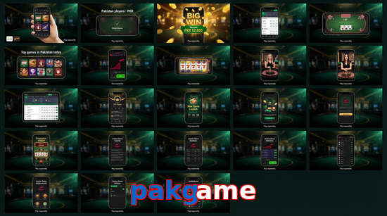 Main screen of Pakgame bet page for PK players